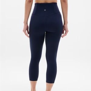 Athleta Navy Elation Capri Leggings